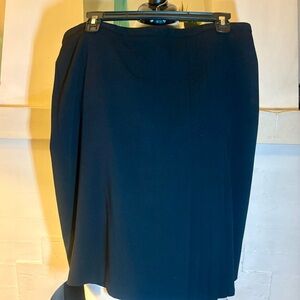 Nine & Company Black Pencil Skirt with Front Kick Pleat